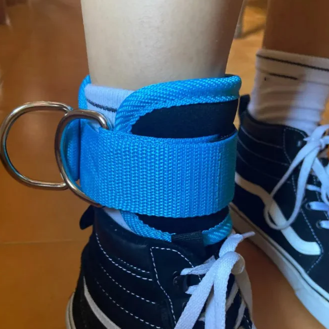 Sangles de Cheville de Fitness Réglables Anneau D